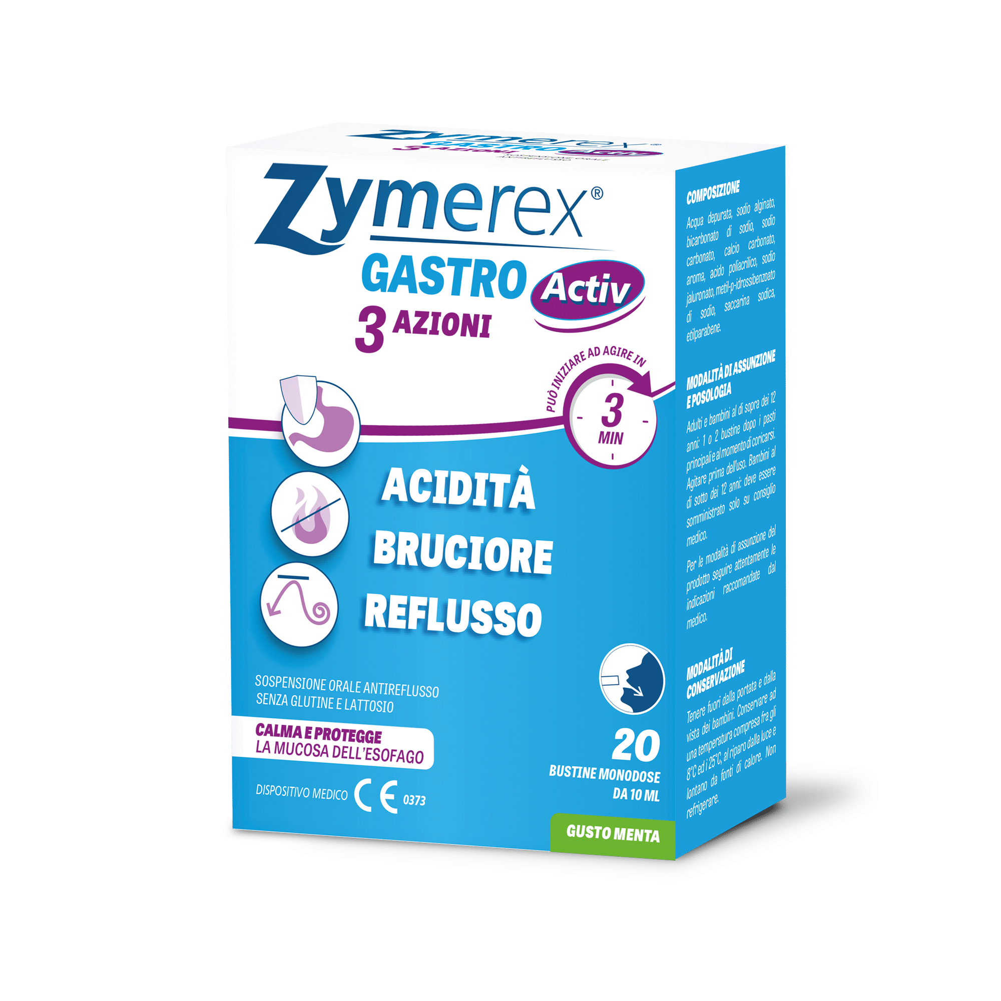 zymerex gastro active confezione e contenuto